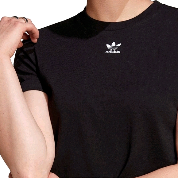 Adidas Roll-up Sleeve Crop Top - Women's XS - Picture 3 of 4